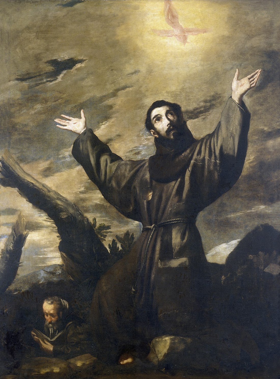 The stigmata of saint francis